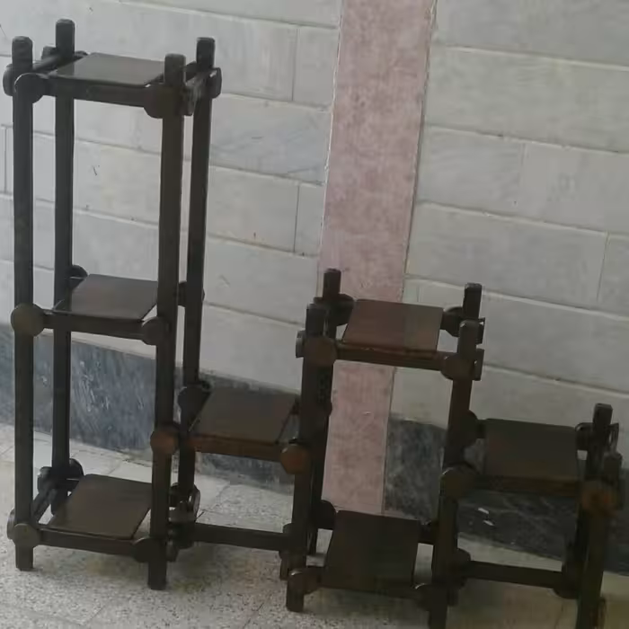 استند چوبی گل و گیاه طبیعی و مصنوعی