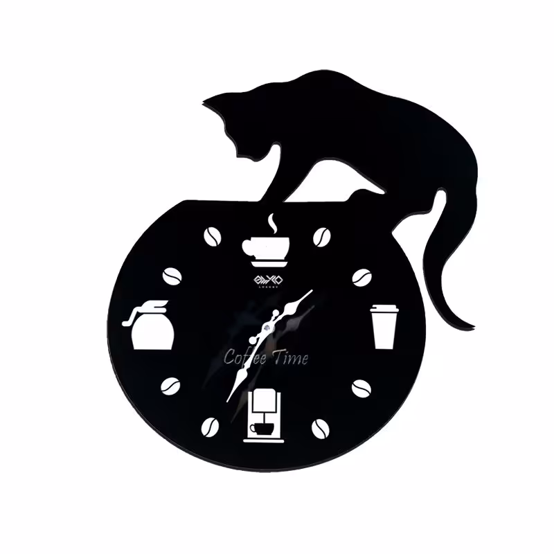 ساعت دیواری طرح کافی تایم مدل MC032 ساعت دیواری مدرن-ساعت دیواری کلاسیک-دکوراتیو