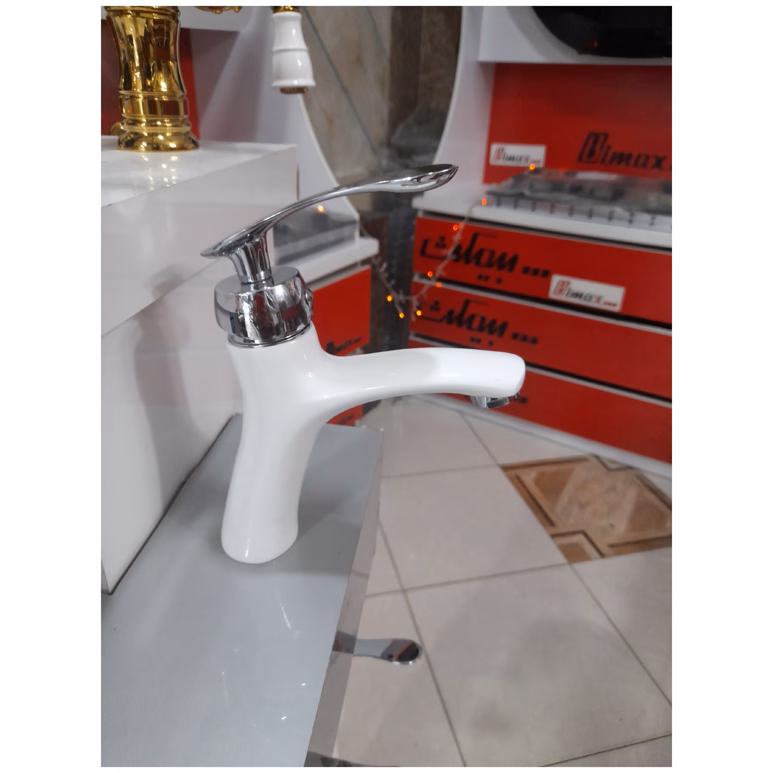 شیر روشویی مدل برلین سفید ارسال به کل کشور  پس کرایه 