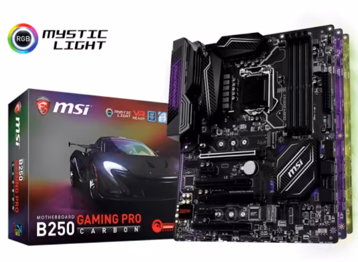 مادربرد ام اس آی مدل بی 250 گیمینگ پرو کربن
