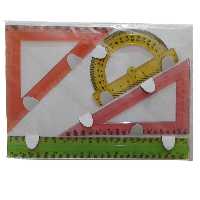 ست خط کش کد 01 مجموعه 4 عددی