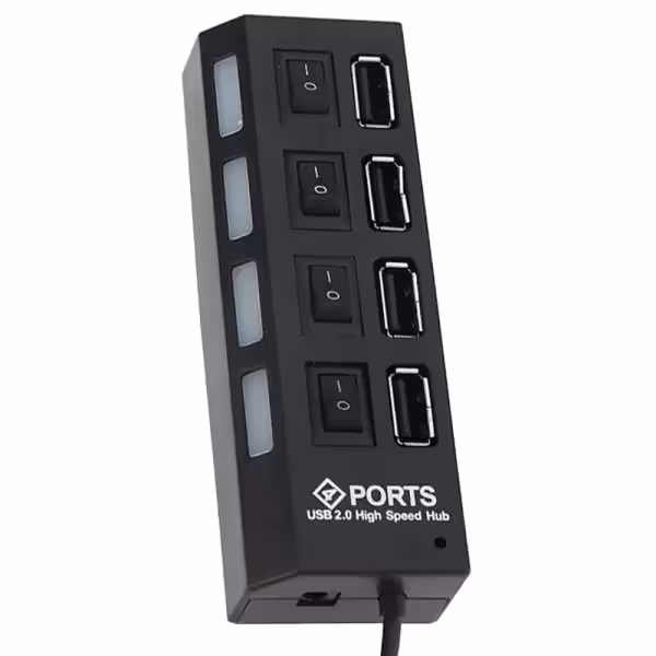 هاب 4 پورت USB کلید دار