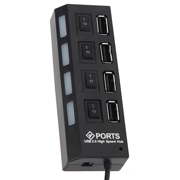 هاب 4 پورت USB کلید دار