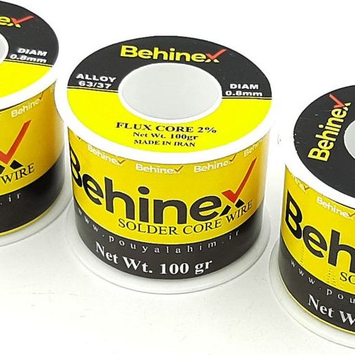 سیم لحیم 100 گرمی behinex