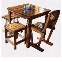 میز نهار خوری تمام چوب روسی در ابعاد سفارشی