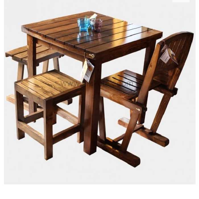 میز نهار خوری تمام چوب روسی در ابعاد سفارشی