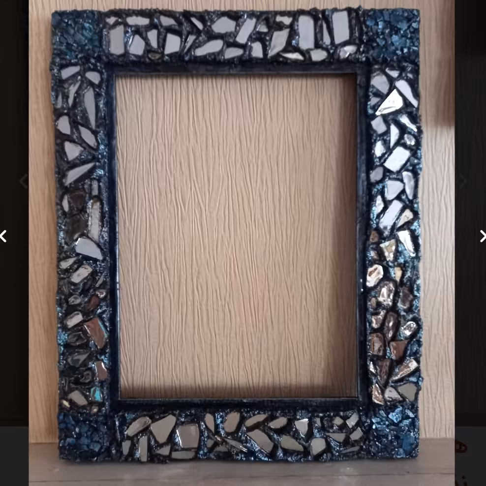 قاب اینه نماسنگ واینه کاری شده ضدآب وکریستالی