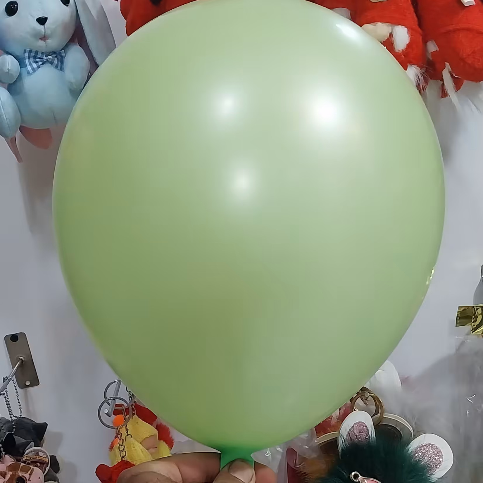 بادکنک لاتکس سبز فسفری 12 اینچ