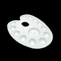 پالت رنگ رسمیران مدل تخم مرغی کد 2025 بسته 1 عددی