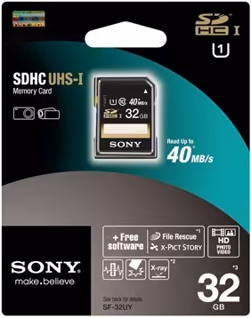 کارت حافظه اس دی سونی با ظرفیت 32 گیگابایت