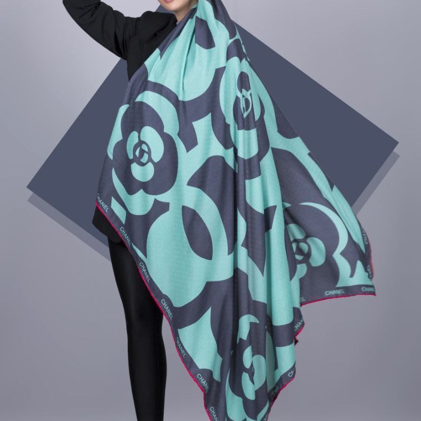 روسری مجلسی نخی