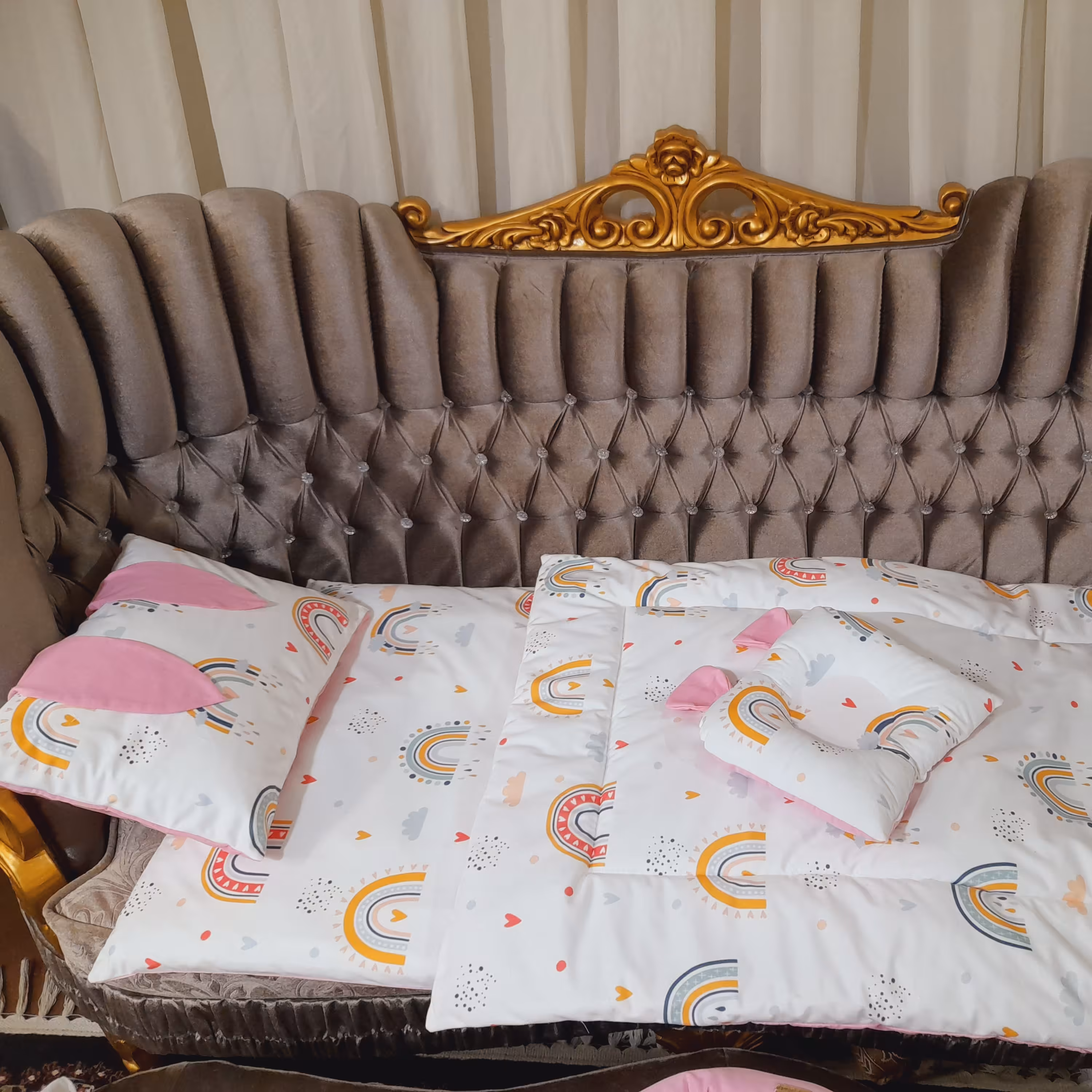 سرویس خواب نوزاد سایز بزرگ مناسب 3سال