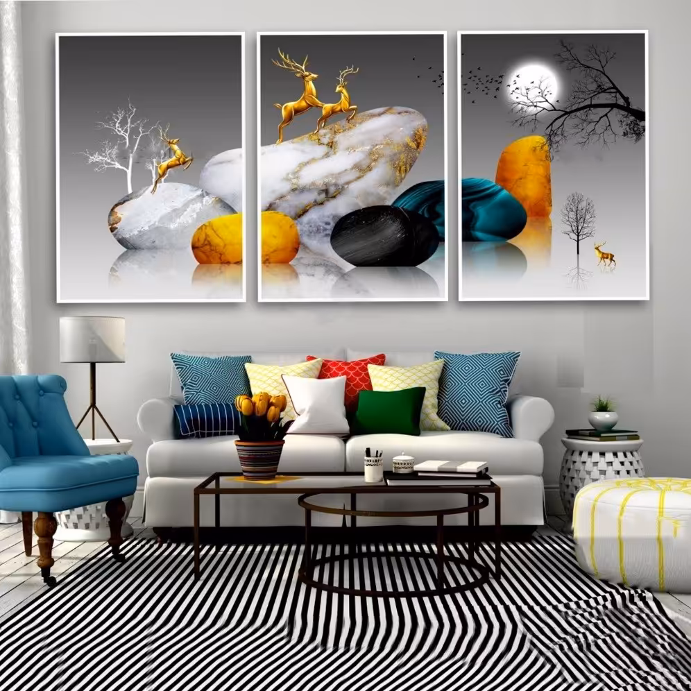 تابلو دکوراتیو 3تیکه کد 0102