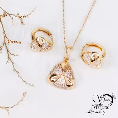 نیمست مثلثی ژوپینگ طرح طلا کد 11885