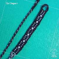 ست دستبند پهن و باریک مشکی و طوسی