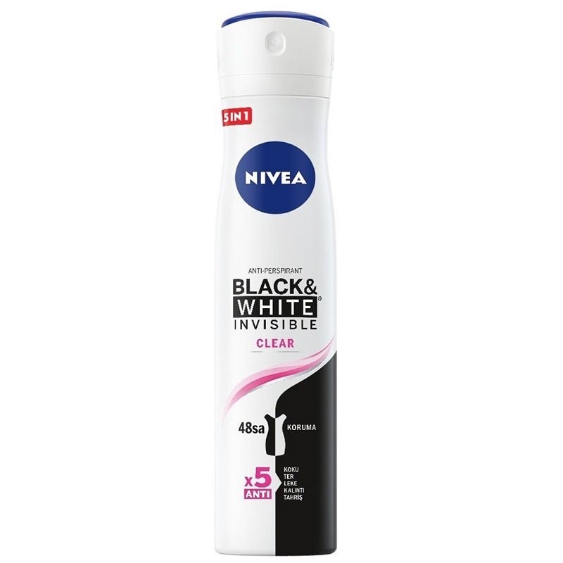 اسپری بدن زنانه نیوآ 200 میل Black White Fresh