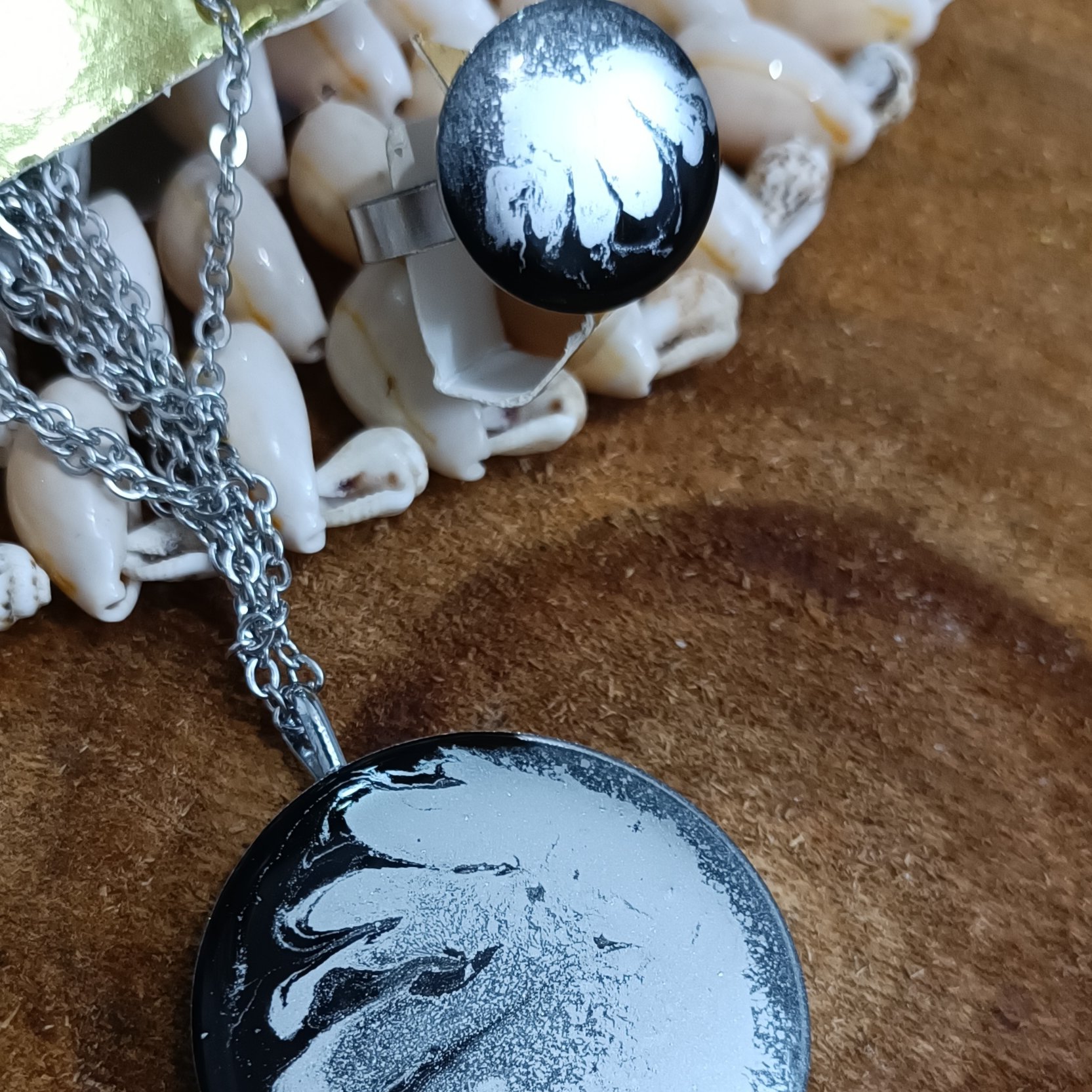 ست رزین نقره ای