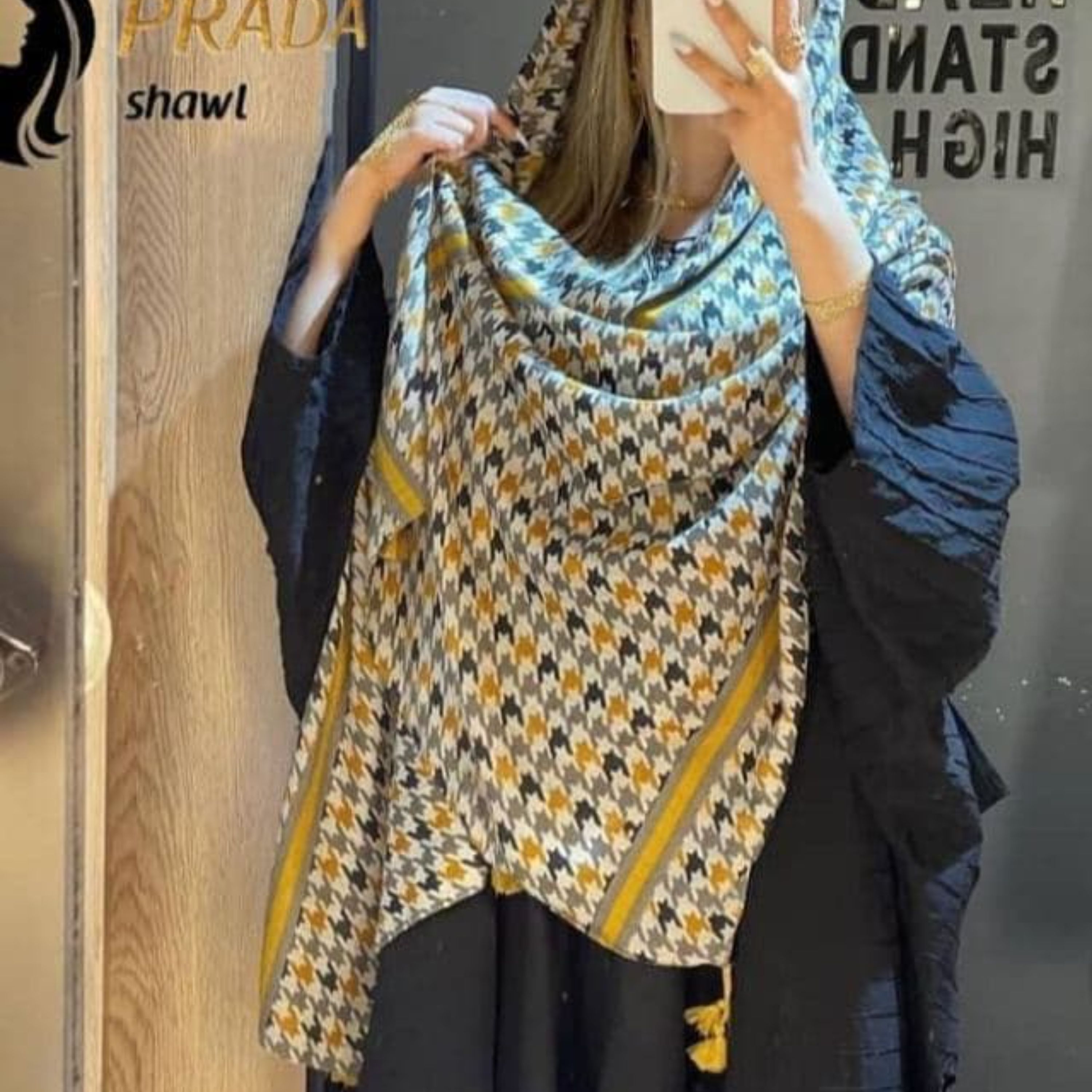 شال نخی بهاره طرح 2