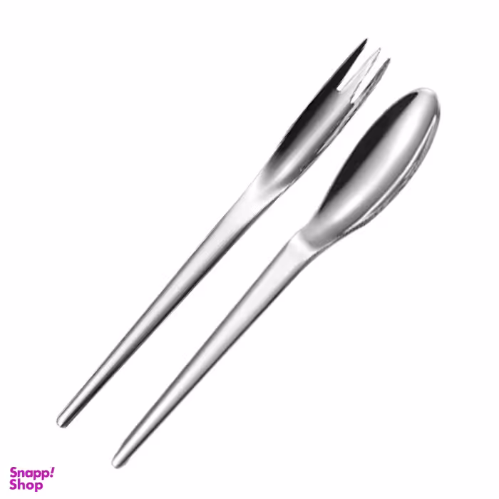 قاشق و چنگال جی فی نی مدل 694 fashion مجموعه 2 عددی