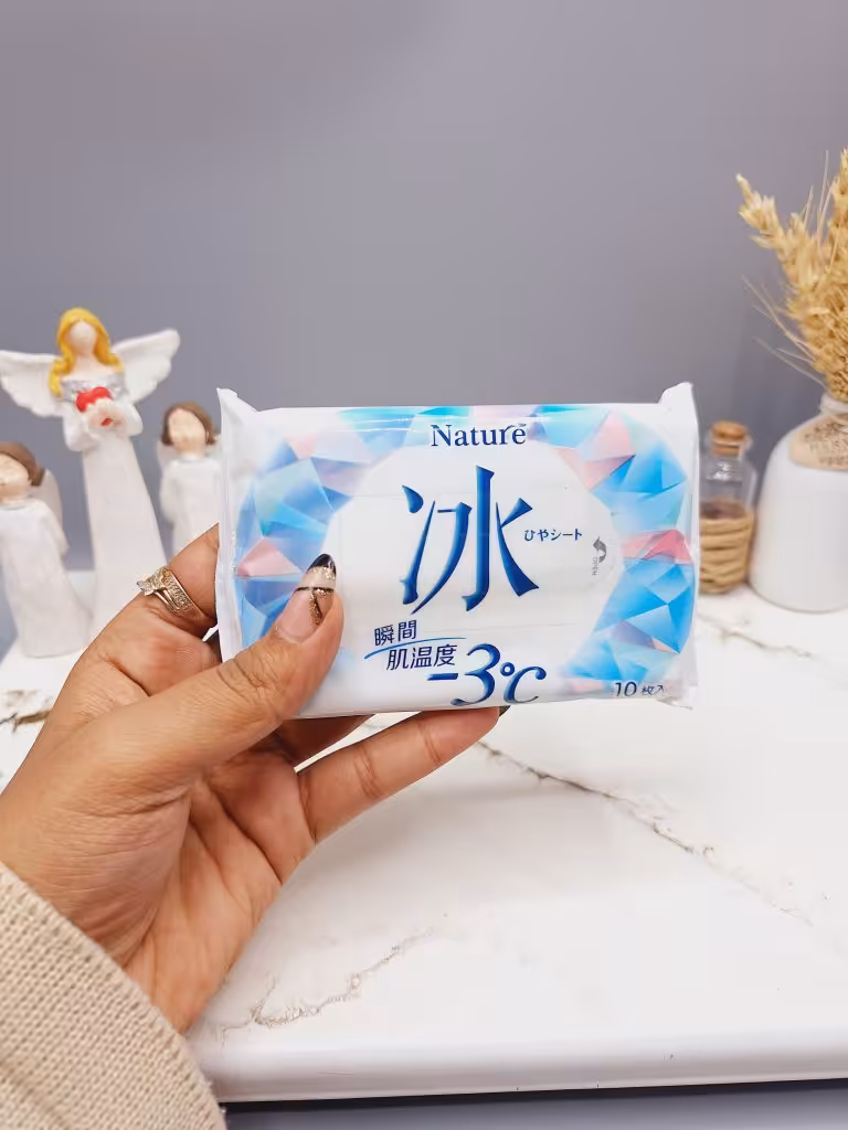 دستمال مرطوب 10 عددی کاربردی خنک و یخی کد J5077