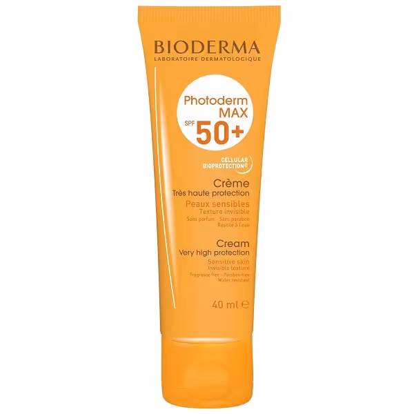 کرم ضد آفتاب بیودرما مدل  Photoderm MAX | دو مدل Spf 50 و Spf 100 | حجم 40 میلی لیتر