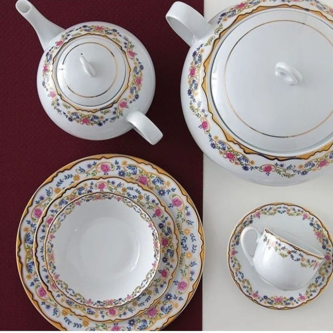 سرویس چینی 102 پارچه مدل ایتالیا اف گلستان