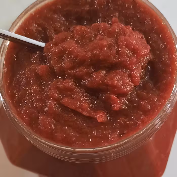 رب خانگی تازه و بهداشتی و صد در صد طبیعی و خوشمزه 1600 گرمی در دوتا ظرف جدا