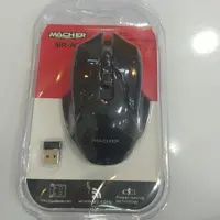 ماوس بی سیم مچر مدل MR-W22 رنگ مشکی حسگر اپتیکال فرکانس 2.4 گیگاهرتز