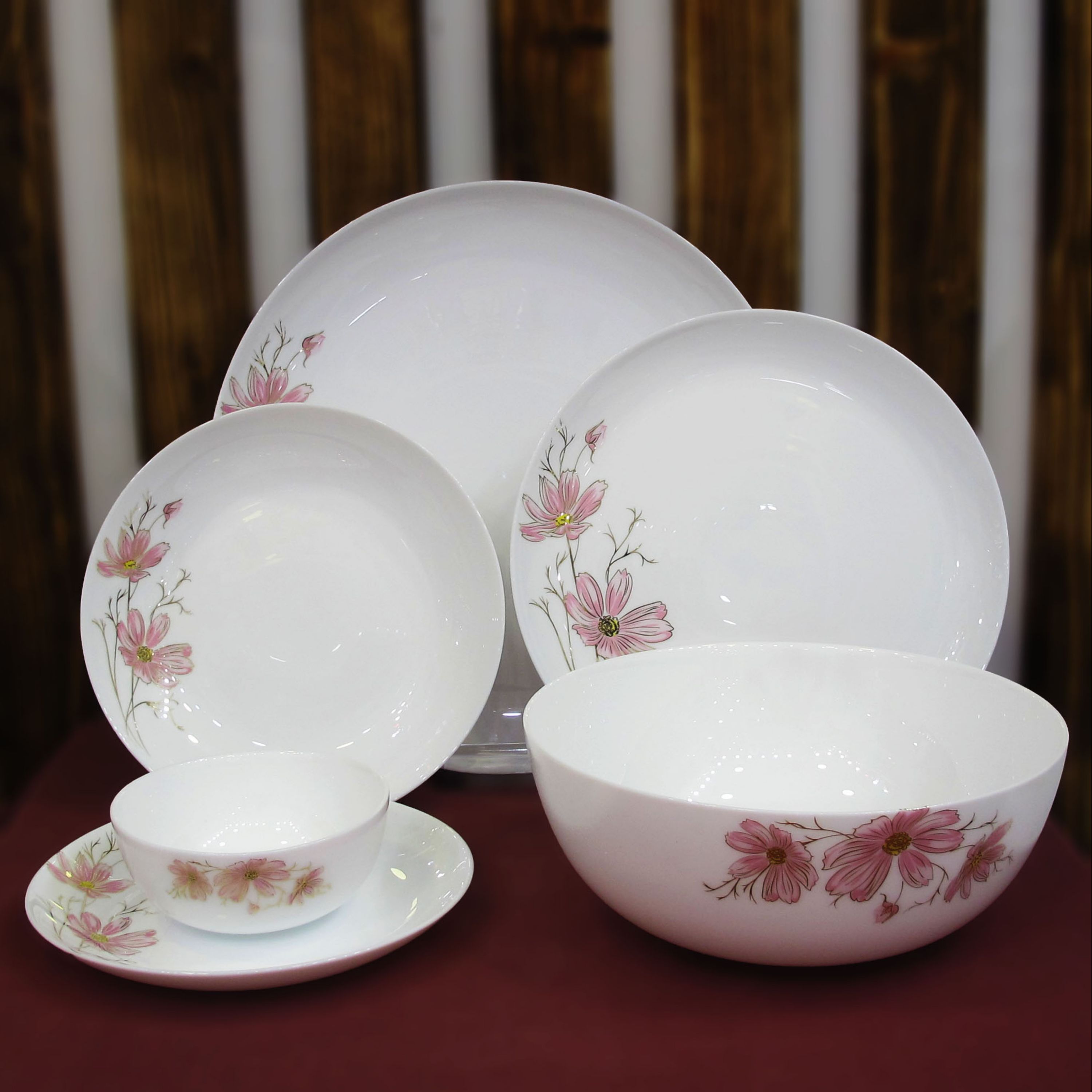 سرویس ارکوپال 6 نفره 26 پارچه گلدن اپال طرح ژالین