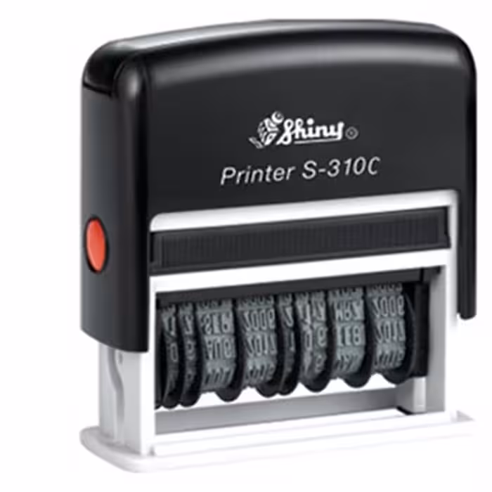 خرید دستگاه مهر شاینی مدل S-310-C نمراتور 13 رقم جای ژلاتین