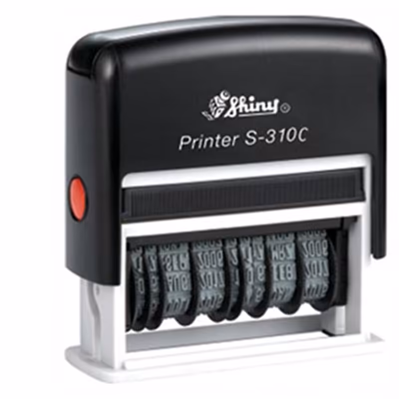 خرید دستگاه مهر شاینی مدل S-310-C نمراتور 13 رقم جای ژلاتین