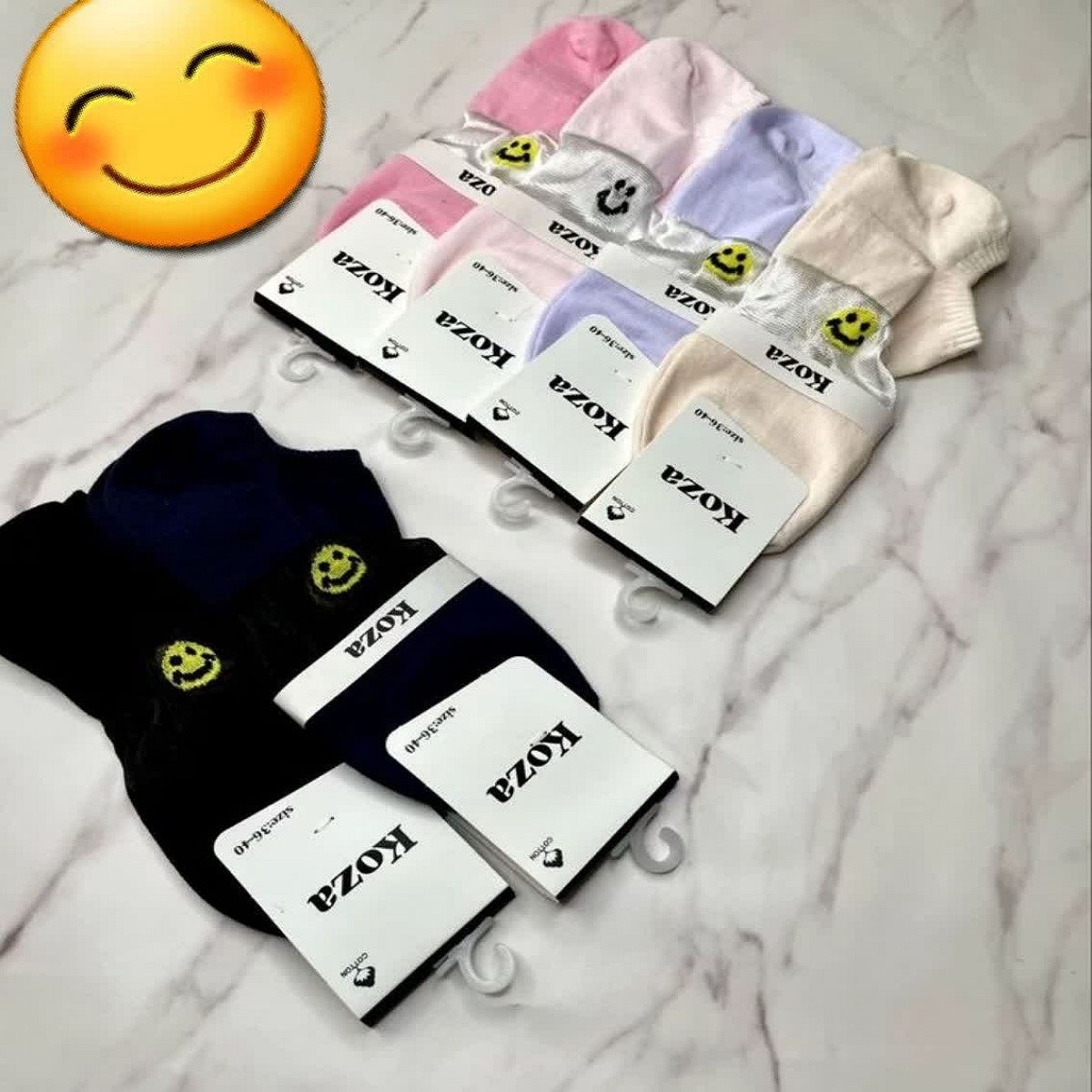 جوراب زیر قوزکی وسط تور