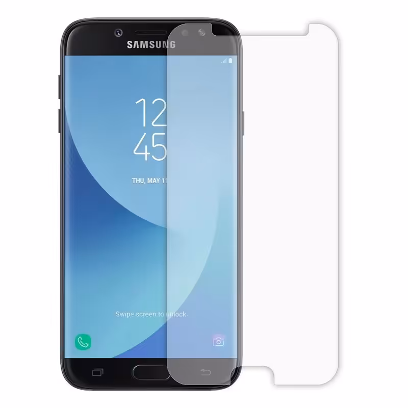 گلس شیشه ای سامسونگ samsung galaxy j5 pro 2017 محافظ صفحه نمایش شفاف  j530 خشگیر بی رنگ J530 جی  پنج فایو پرو j520