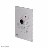 دفتر فنری 80برگ وزیری فانتزی الیپون کد 233