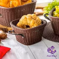 سبد بافت طرح چاواش سایز 3 زیبا