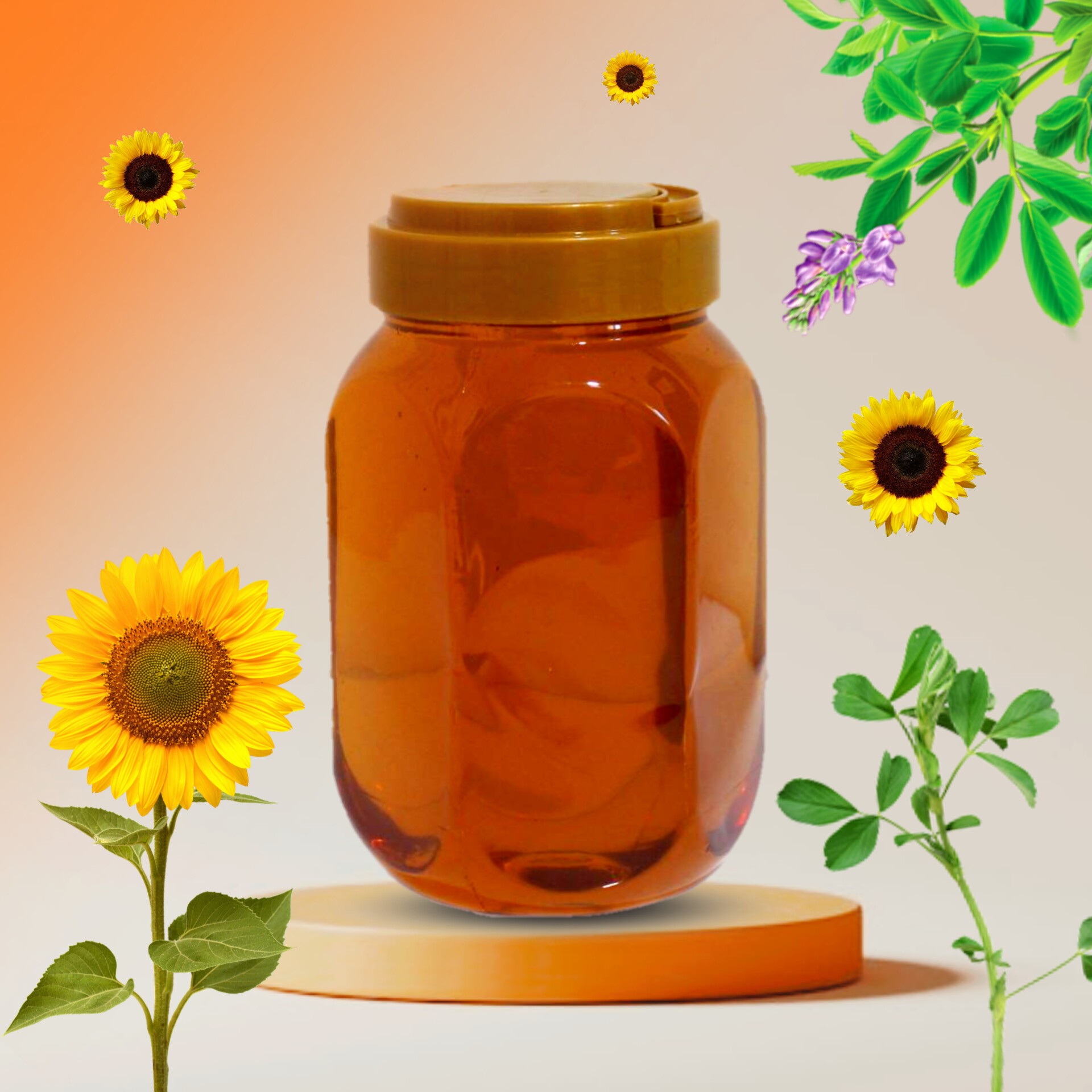 عسل تابستانه (نیم کیلویی)