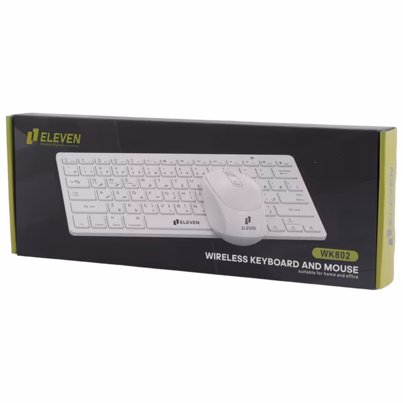 کیبورد و ماوس بی سیم مینی الون ELEVEN WK802