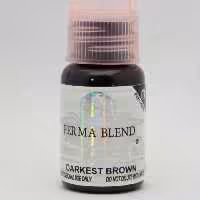 رنگ تتو پرمابلند  DARKEST BROWN