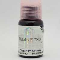 رنگ تتو پرمابلند  DARKEST BROWN