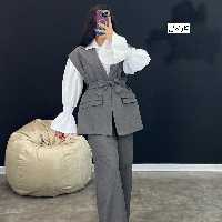 سه تکه بیتا در سه رنگ دودی طوسی کاراملی