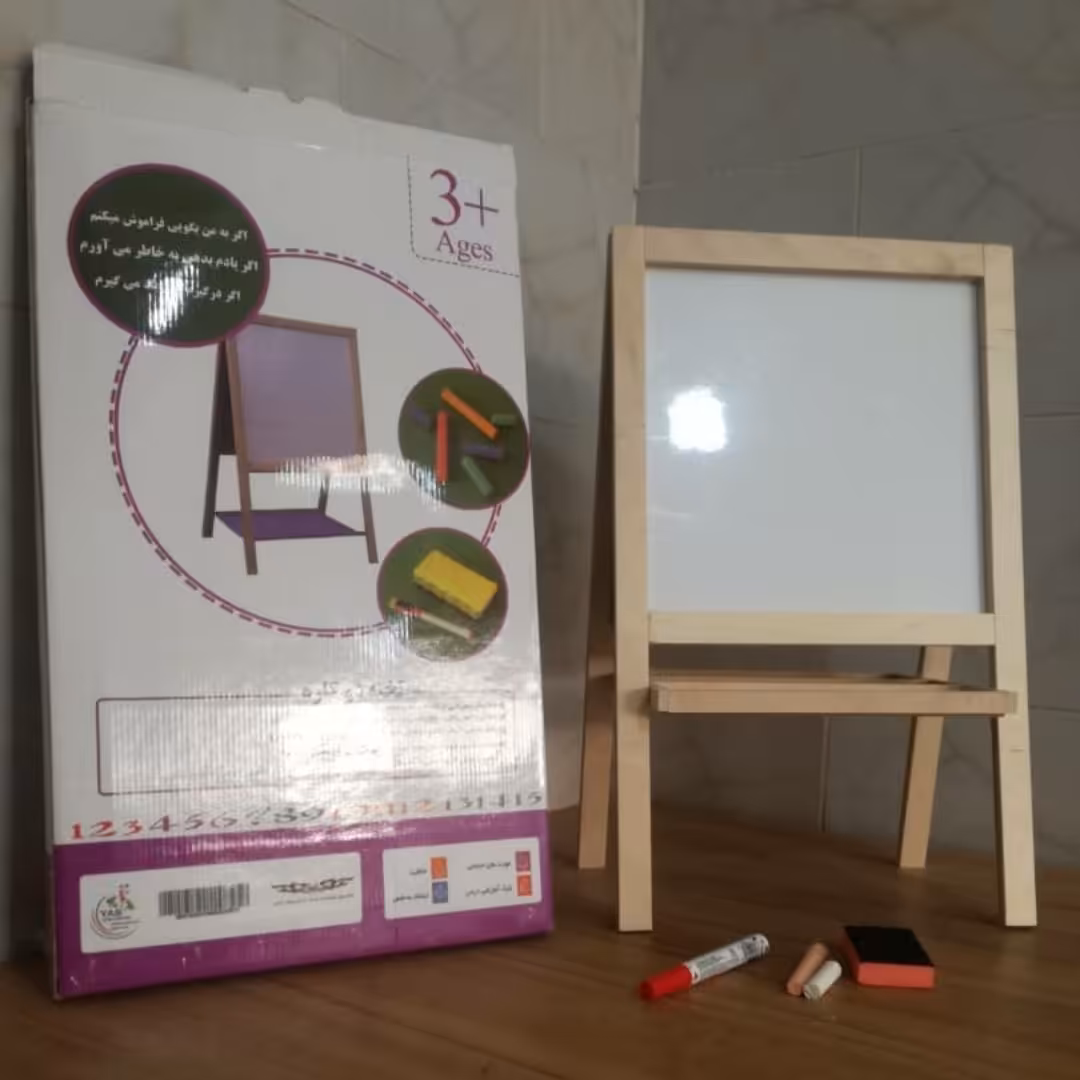 تخته دو رو (تخته سیاه و وایت برد) سایز متوسط