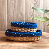 سبد نان وسبزی مدل پیچک مجموعه 2عددی