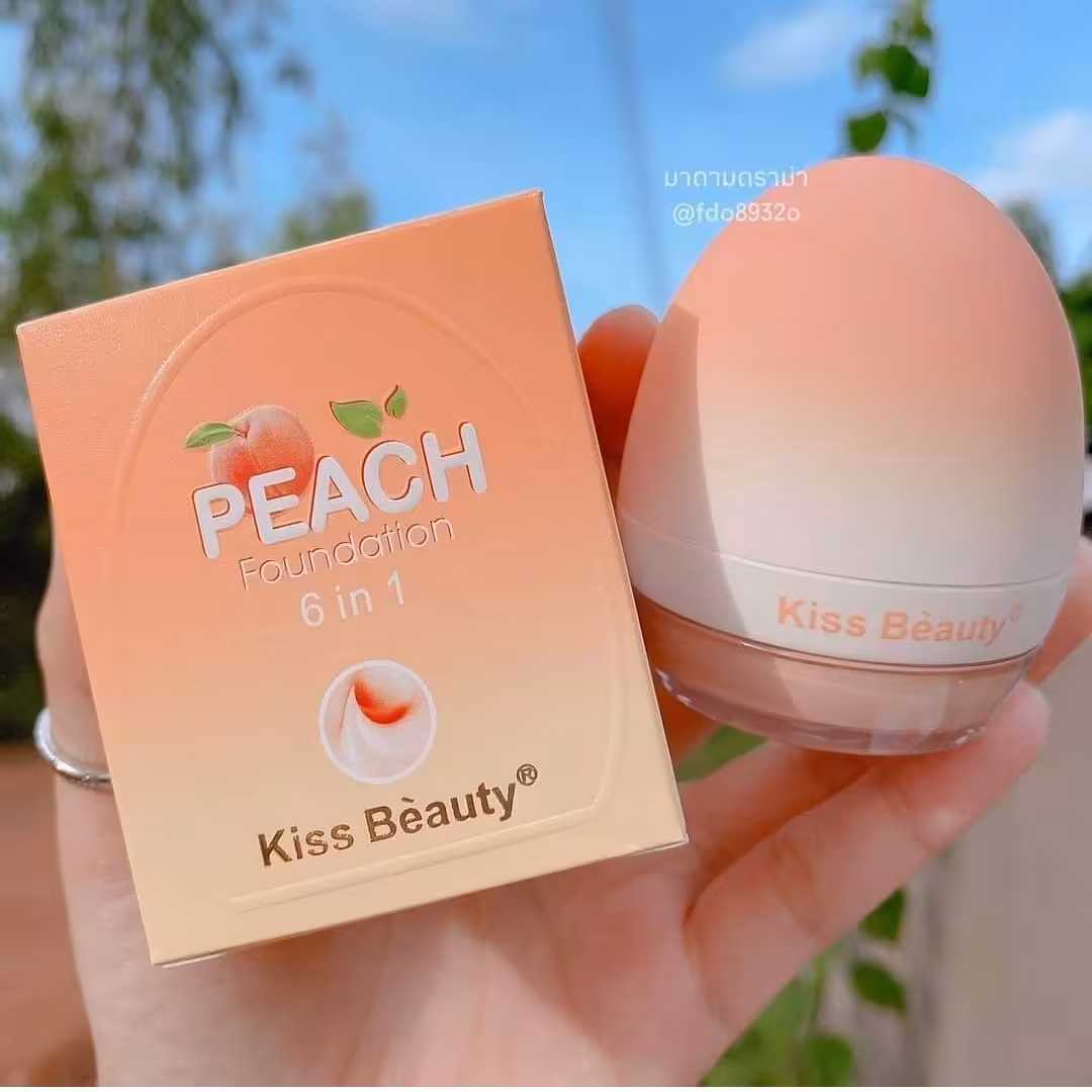 کرم پودر 6 کاره کره ای هلو دارای ضدافتاب و ضدلک