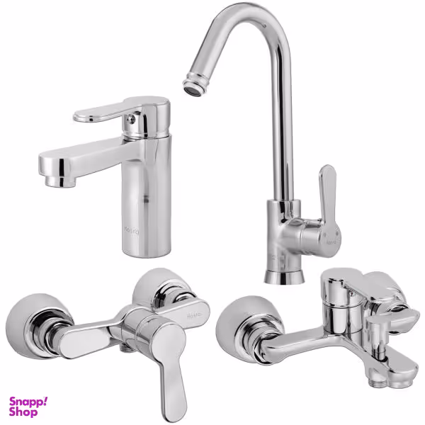 شیرآلات کسری مدل ادموند مجموعه 4 عددی به همراه پک نظافت