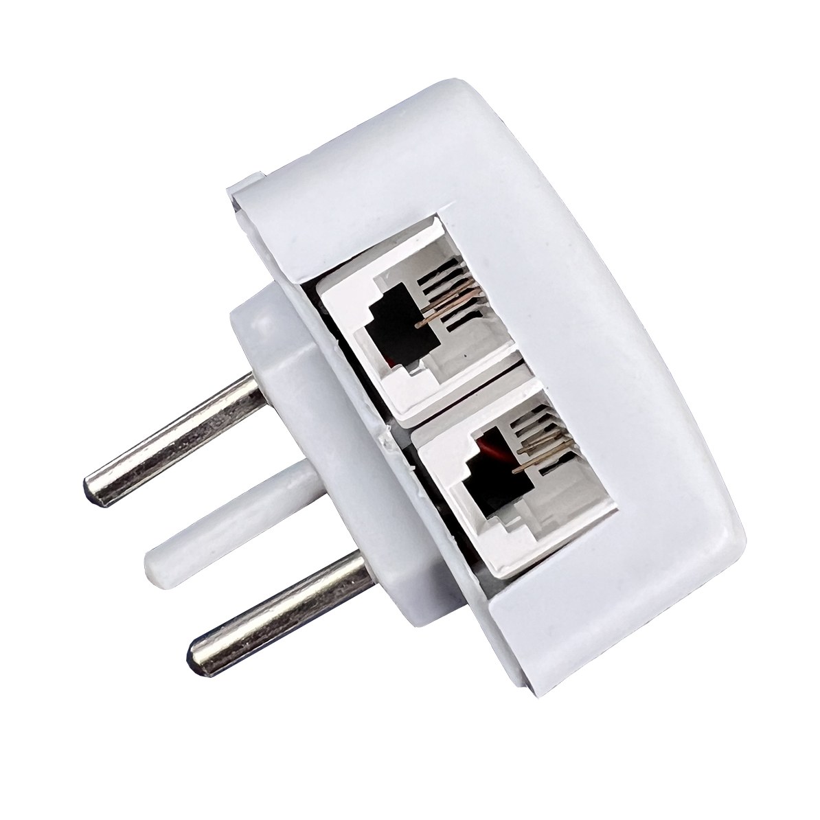 سه شاخه تلفن مدل دو سوکت