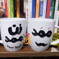 مجموعه دو عددی ماگ ممد،ماگ ویترای اسم ممد  زن ممد ، ممد و زن ممد مجموعه دو عددی