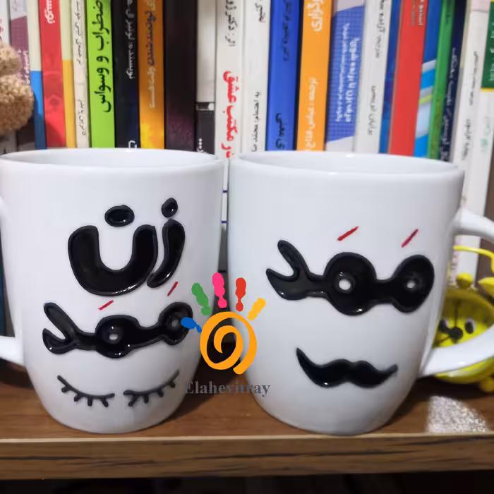 مجموعه دو عددی ماگ ممد،ماگ ویترای اسم ممد  زن ممد ، ممد و زن ممد مجموعه دو عددی