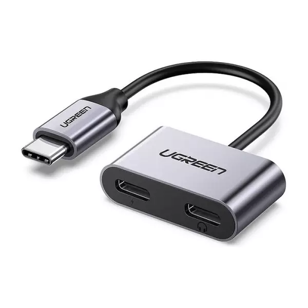 تبدیل Type C Maleیوگرین به 2*Type C Female مدل CM232 کد 60165