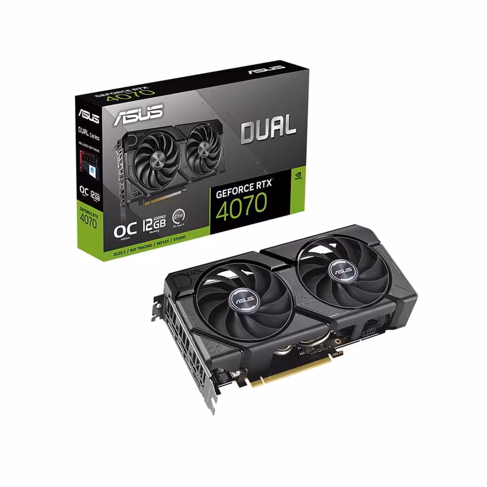 کارت گرافیک ایسوس ASUS DUAL RTX 4070 SUPER OC 12GB