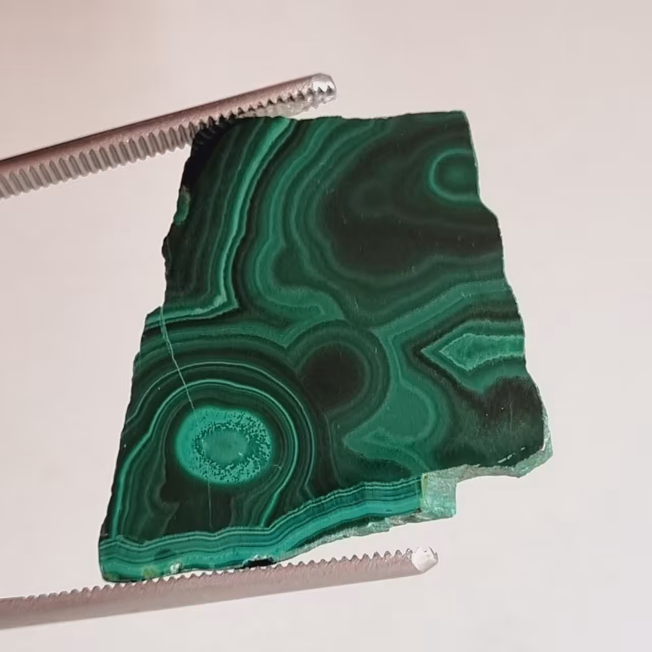 سنگ اسلایس مالاکیت طبیعی کنگو 8680